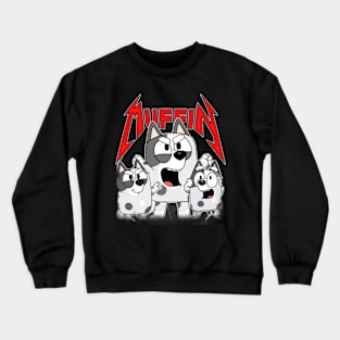 muffin funny metal Crewneck Sweatshirt